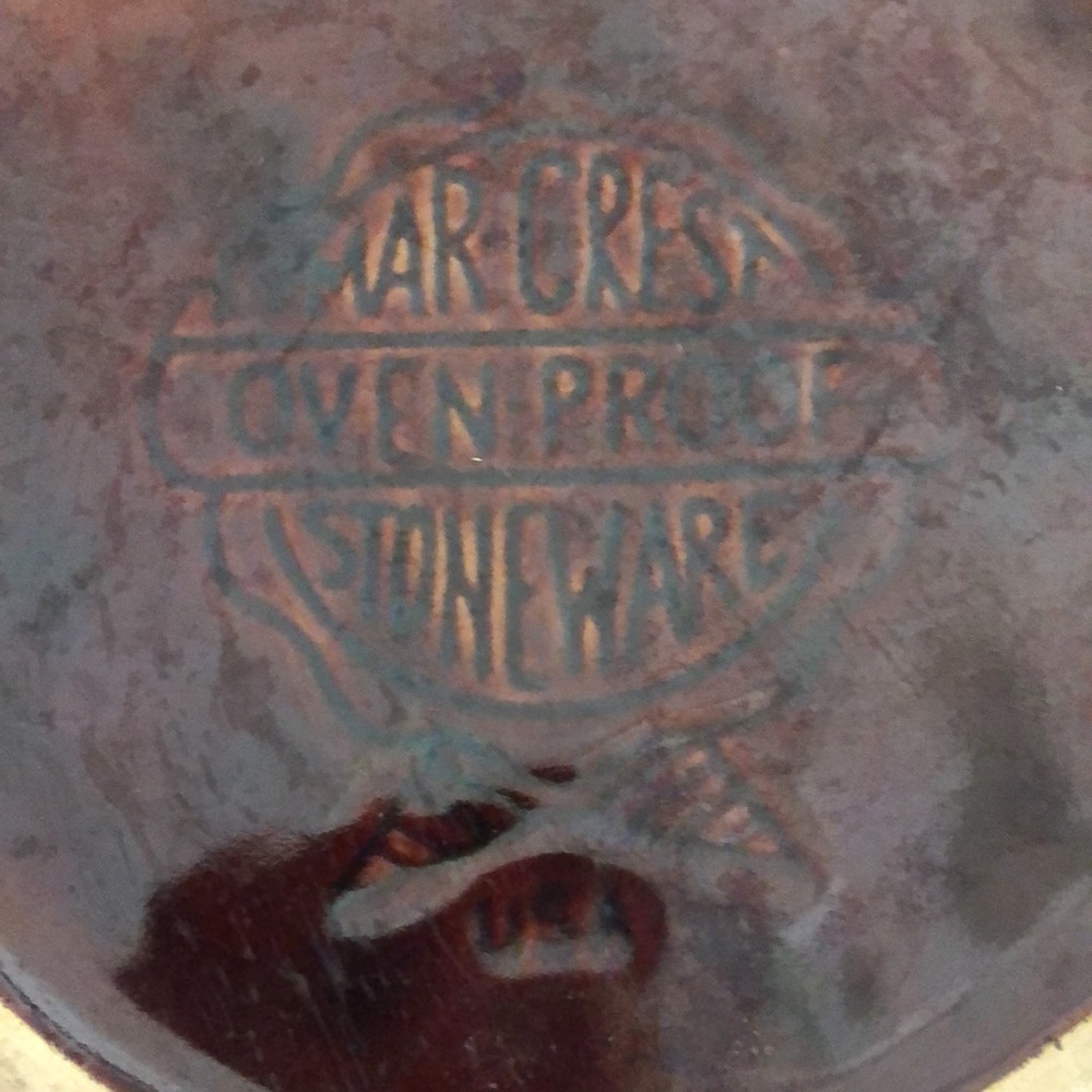 Marcrest Daisy Dot stoneware plate